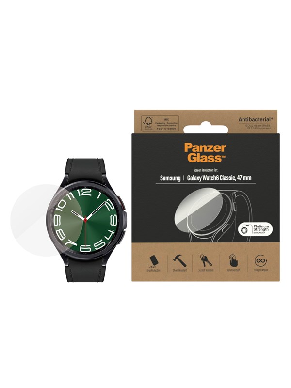 ™ Screen Protector Samsung Galaxy Watch 6 Classic | 47mm fra Panzerglass