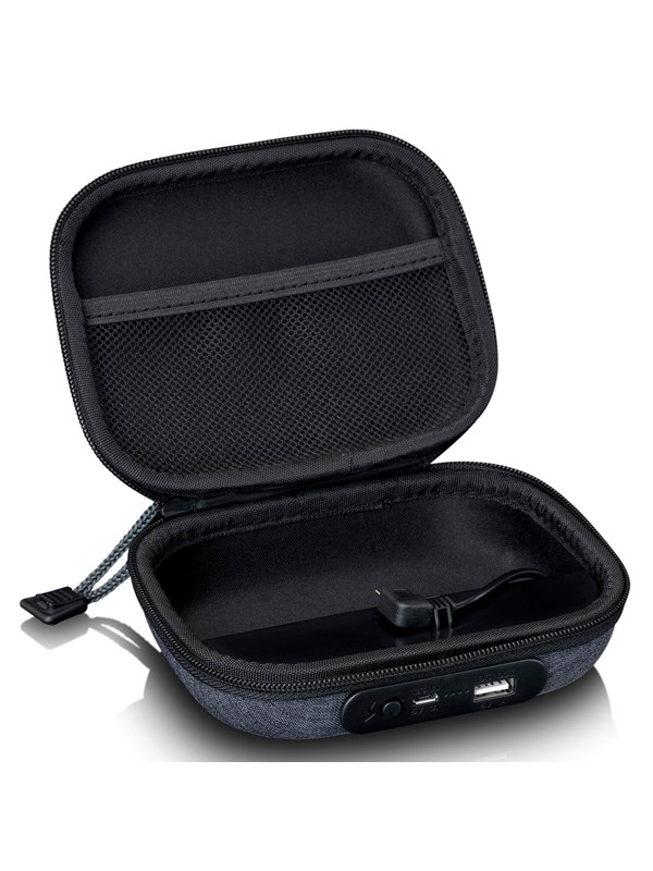 Pbc 20gy   Case With Built In Powerbank   Grey Powerbank   Grå   2200 Mah fra Lenco