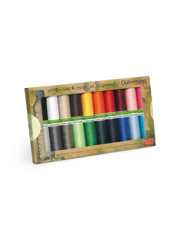 Embroidery Thread Set Universal Thread   20 Rl. At 100m fra Gütermann