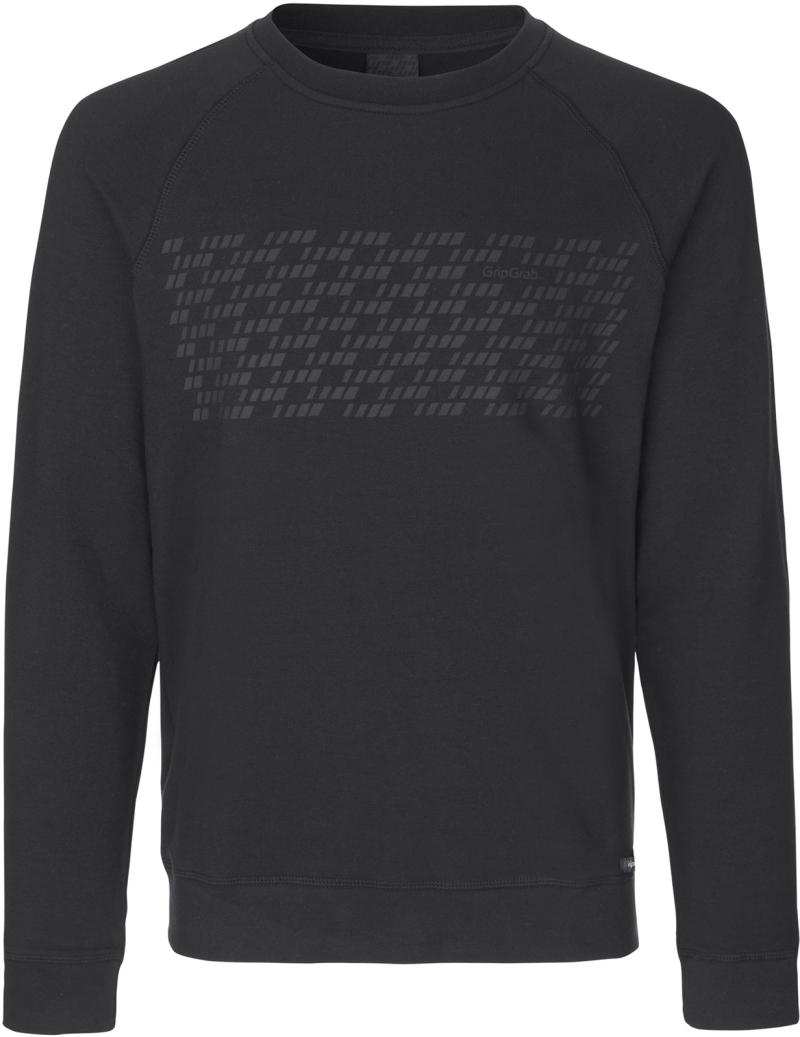 5th Element Langærmet økologisk Bomuldssweatshirt   Sort fra Gripgrab
