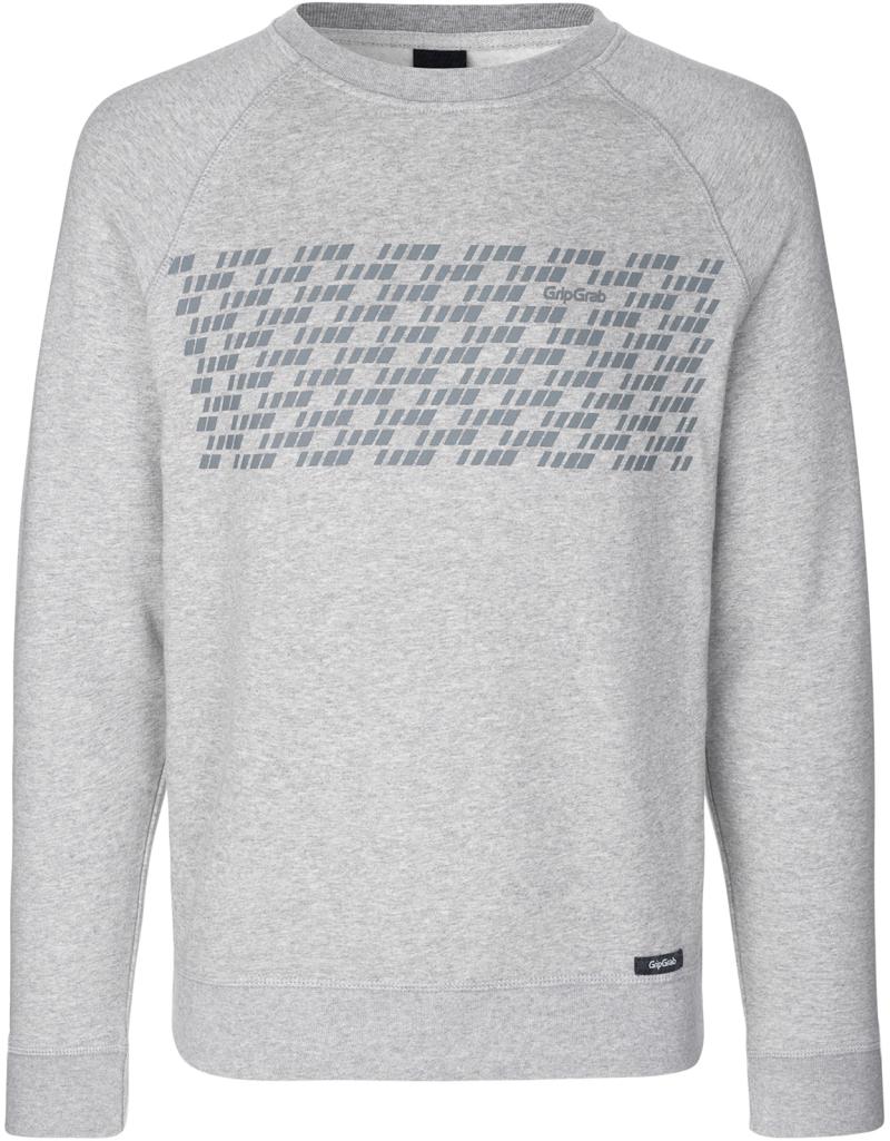 5th Element Langærmet økologisk Bomuldssweatshirt   Grå fra Gripgrab
