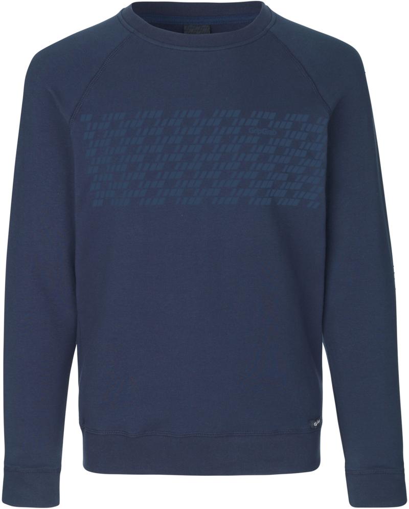 5th Element Langærmet økologisk Bomuldssweatshirt   Blå fra Gripgrab