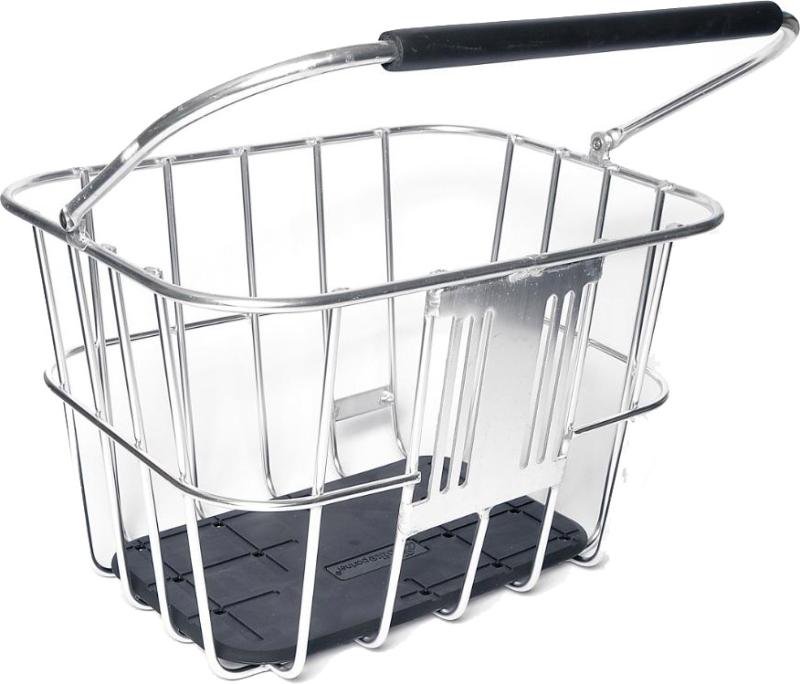 Klickfix Skagen   Sølv L39xb30xh26cm  Inkl. Klickfix Bagplade fra Bikepartner