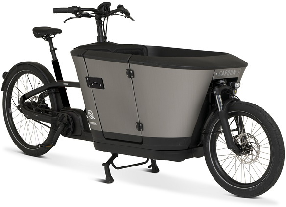 Classic E2 2x500wh Ladcykel   Black Grey fra Carqon