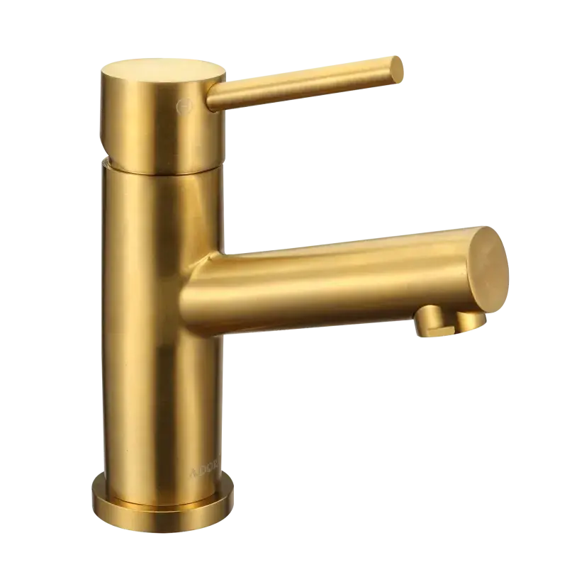 Imperia Hv.armatur Inkl. Push Pop Up, Gold Brushed fra Adora