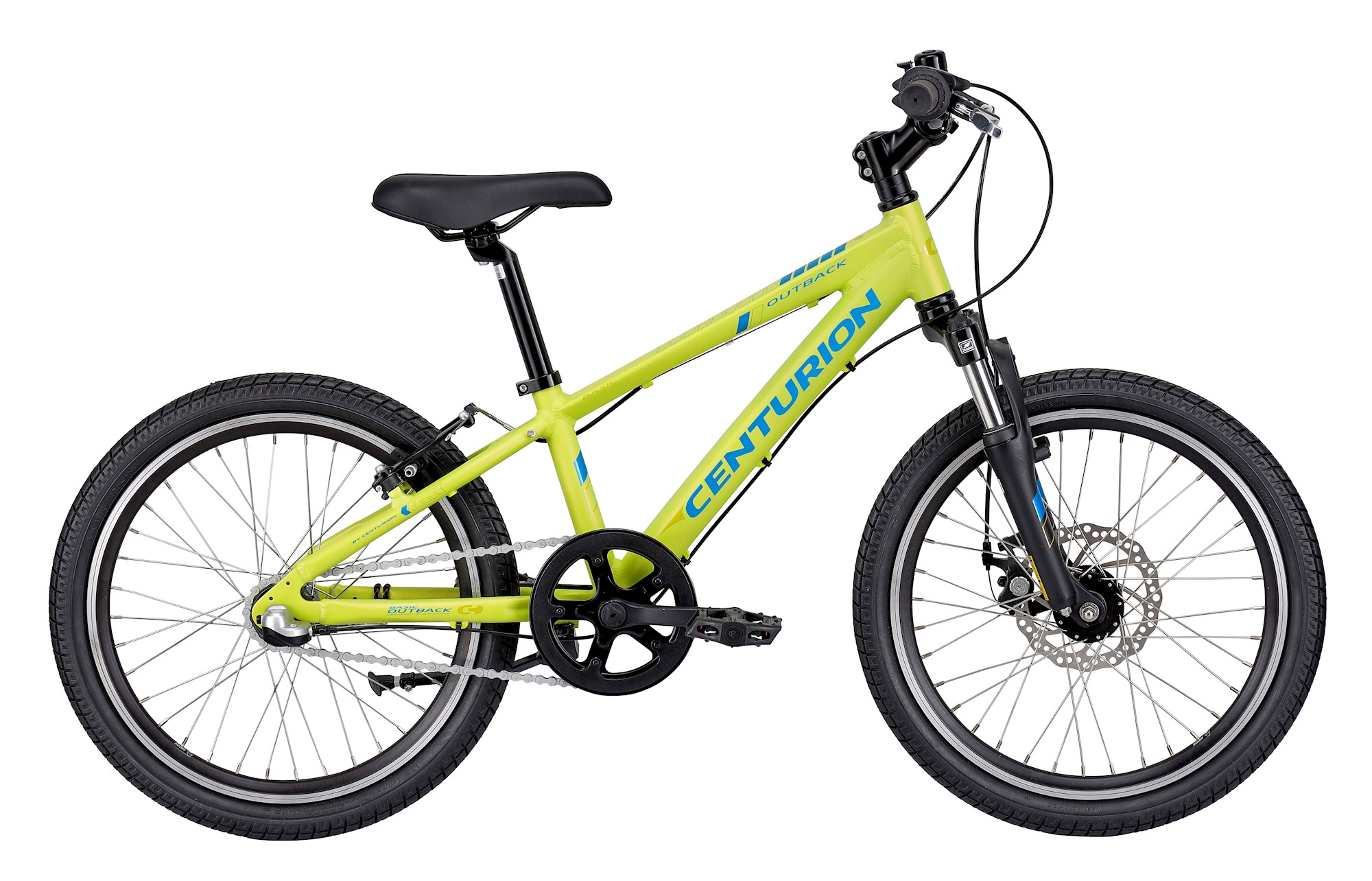 Basic Outback 20" Dreng 3g Cykel i Grøn fra Centurion