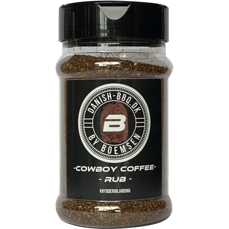 Danish Bbq   Cowboy Coffee   220g   Rub fra Danish Bbq By Boemsen
