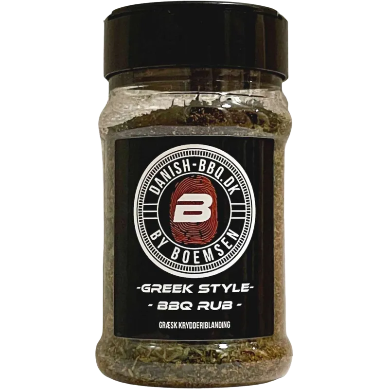 Danish Bbq   Greek Style   140g   Rub fra Danish Bbq By Boemsen