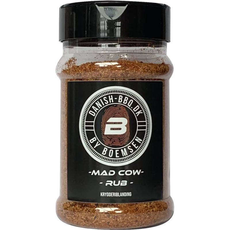 Danish Bbq   Mad Cow   220g   Rub fra Danish Bbq By Boemsen