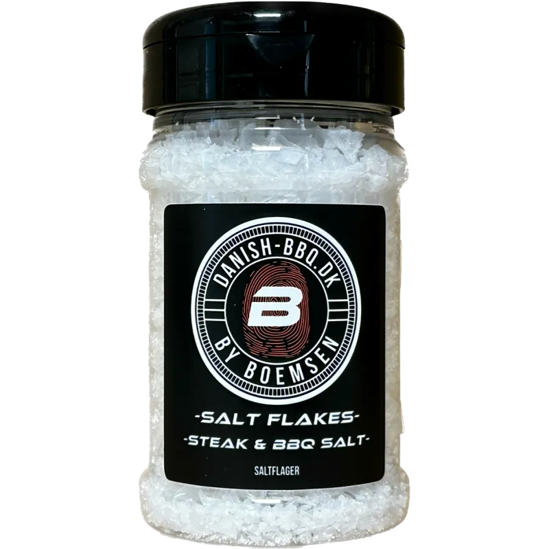 Danish Bbq   Salt Flakes   180g   Rub fra Danish Bbq By Boemsen