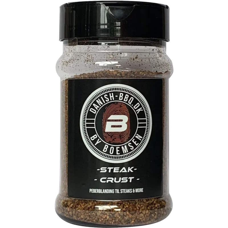 Danish Bbq   Steak Crust   180g   Rub fra Danish Bbq By Boemsen