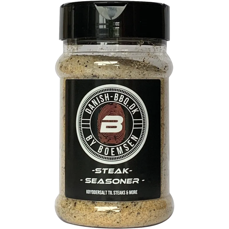 Danish Bbq   Steak Seasoner   300g   Rub fra Danish Bbq By Boemsen
