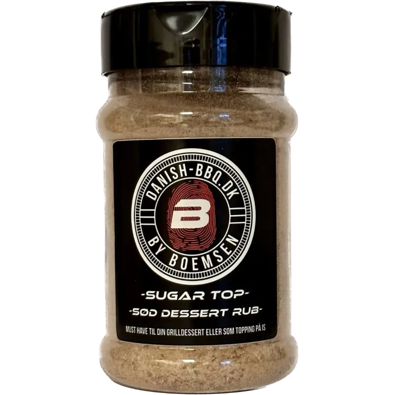 Danish Bbq   Sugar Top   230g   Rub fra Danish Bbq By Boemsen