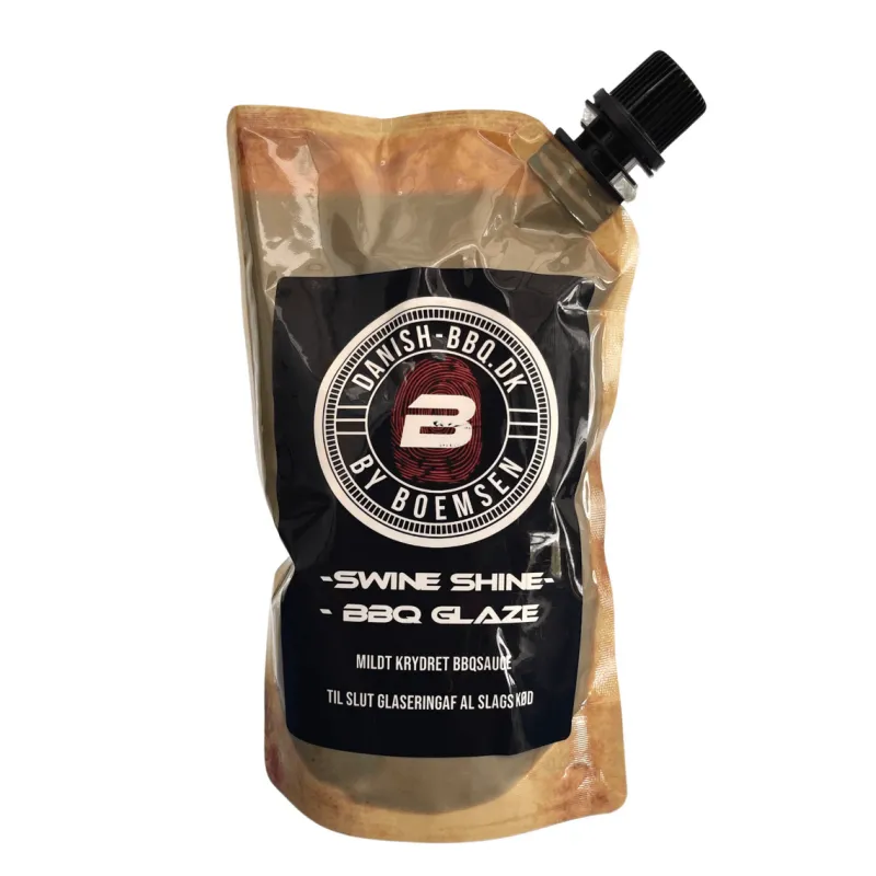 Danish Bbq   Swine Shine Glaze   250ml   Sauce fra Danish Bbq By Boemsen