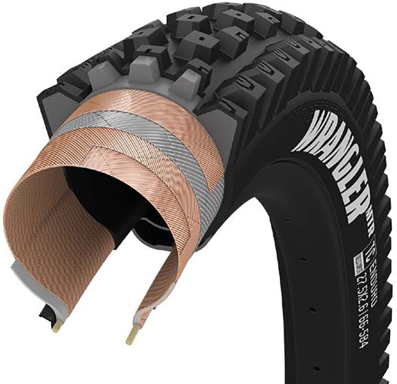 Bagdæk Wrangler MTF 29x2.40 Sort - Perfekt til Enduro!