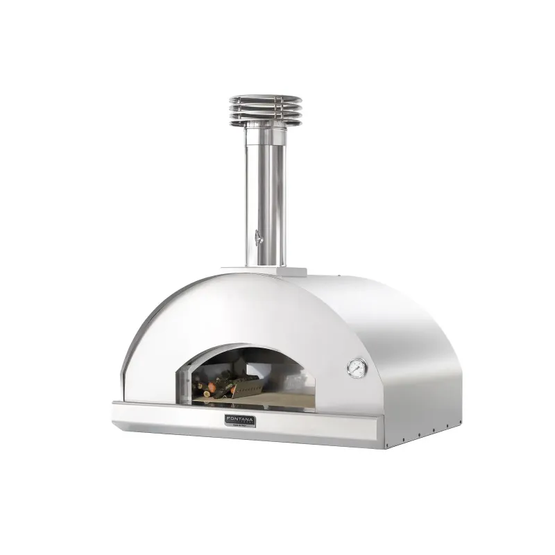 Mangiafuoco Inox Pizzaovn Uden Vogn fra Fontana Forni