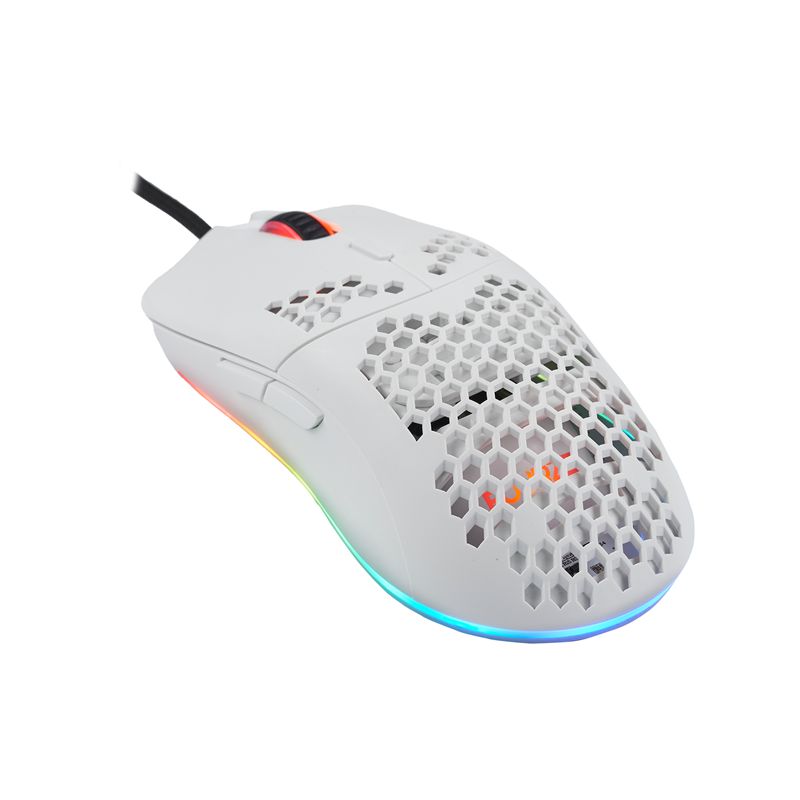 Fourze Gm800 Gaming Mouse Rgb Pearl White Gaming Mus