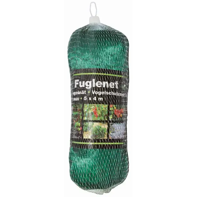 Fuglenet 10x15mm Grøn Plast  4x5m   228 982 fra Ryom
