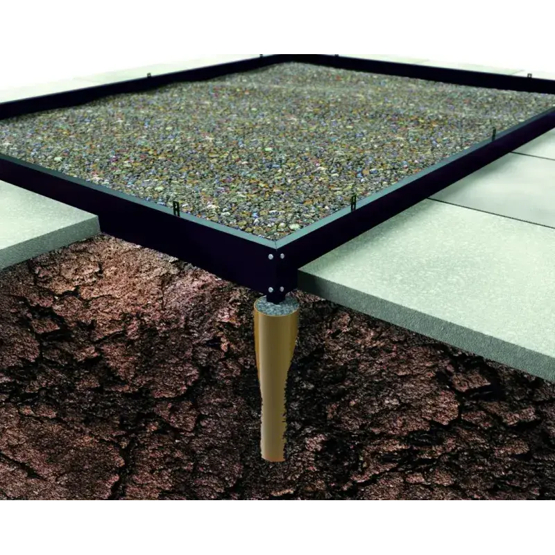 Juliana Drivhus Fundament 21,4 m² - Stærk og Stabil