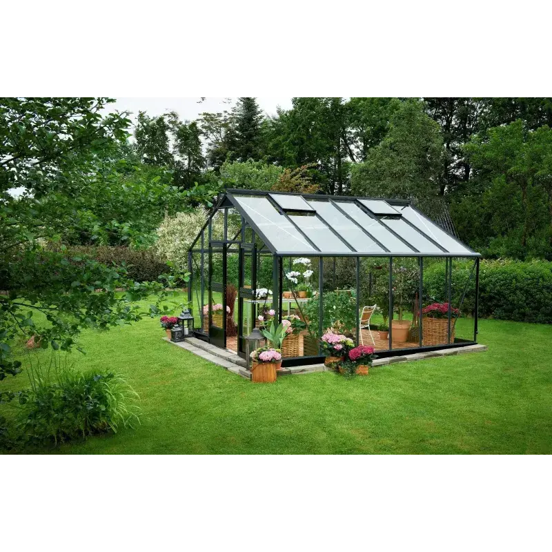 Gartner 18,8 Mâ² Antracitgrå M  10 Mm Polycarbonat fra Juliana