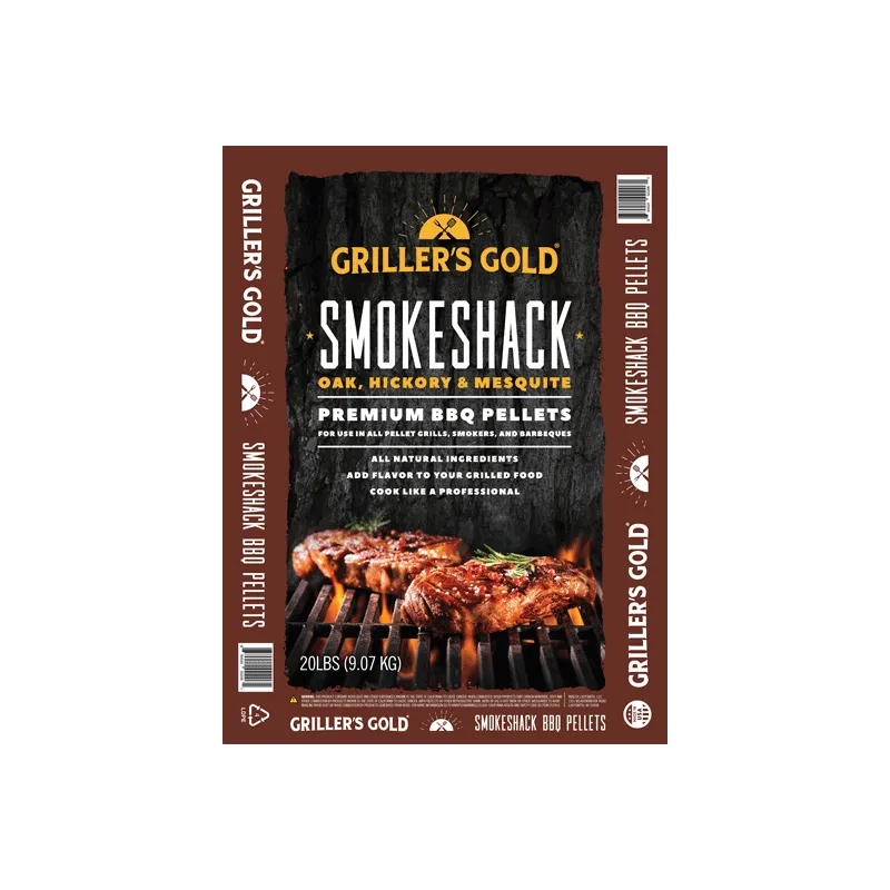 Griller's Gold Smokeshack Træpiller 9 Kg - Røgfyldt Smag