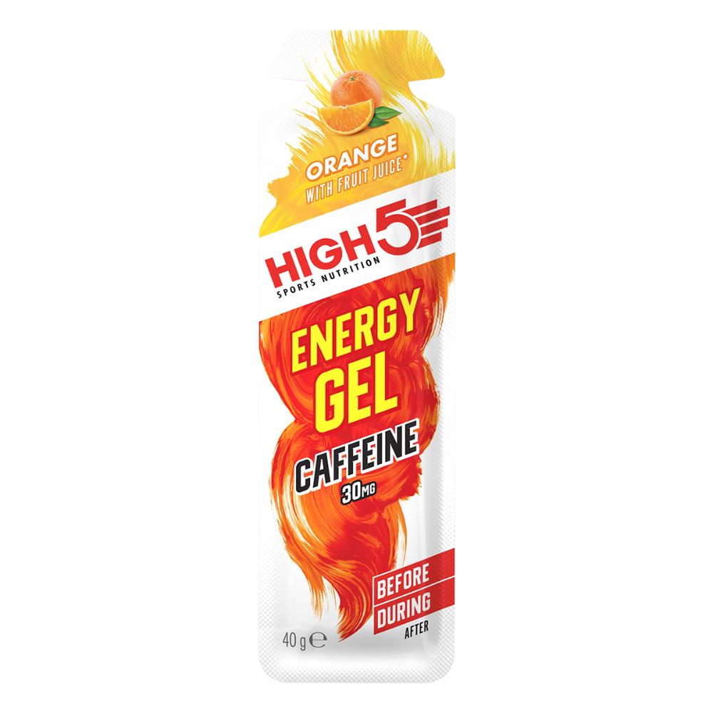Energy Gel Plus M. Koffein 32 Ml   Orange fra High5