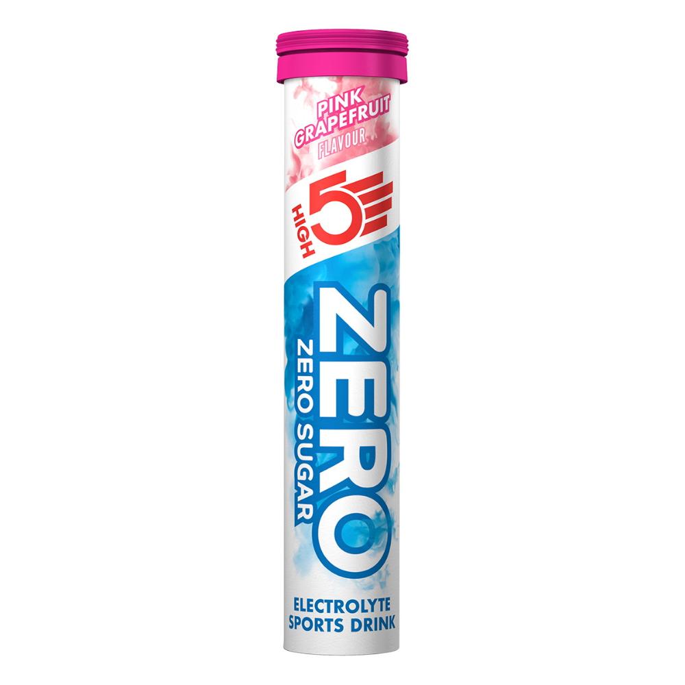 Zero Elektrolytter Rør M. 20 Tabs   Pink Grapefruit fra High5