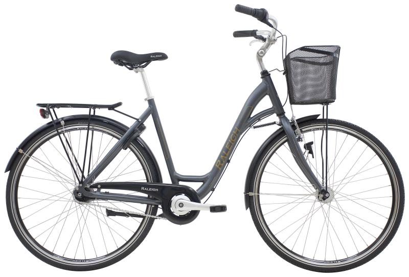 Shopping Alu Dame 7g 2023   Grå fra Raleigh