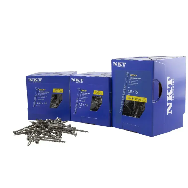 Fasteners+, Rustfrit Kv. A4   Terrasseskrue   4,2 X 55 33   153790   Varen Er Udgået fra Itw