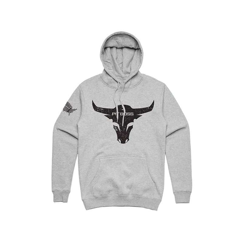 Bull Hoody, Grey Heather   Men   40559 fra Pitboss