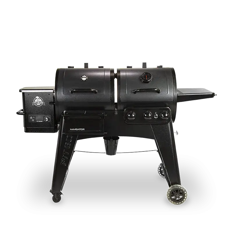 Pitboss Navigator 1230 Træpille & Gasgrill - Grilloplevelse