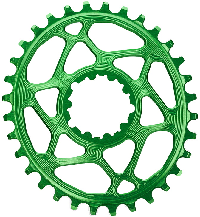 Chainring Direct Mount Singlespeed 32t   Oval   Sram   Grøn fra Absoluteblack