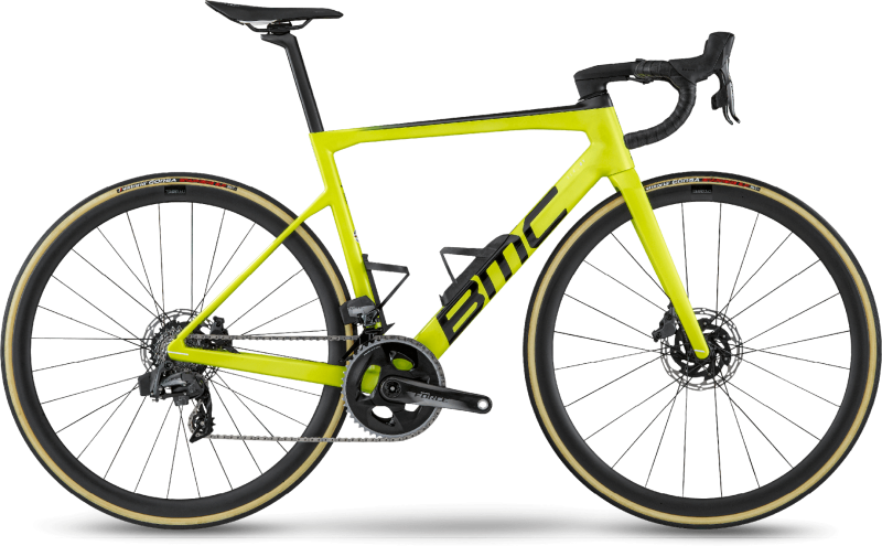 BMC Teammachine SLR01 Four 2022 - Gul Racercykel Tilbud