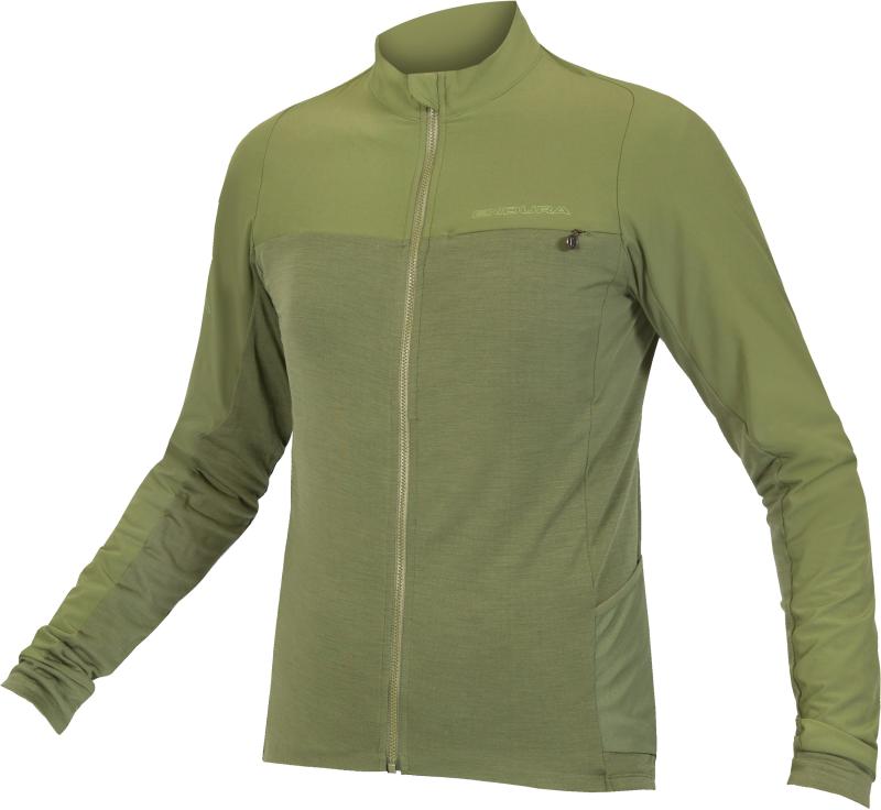 Endura Gv500 Langærmet Gravel MTB Trøje - Olivengrøn