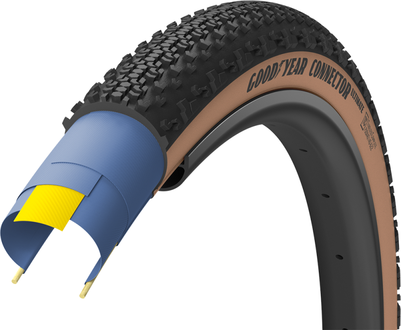 Goodyear Connector Tubeless Dæk 700x35c 50c - Brun