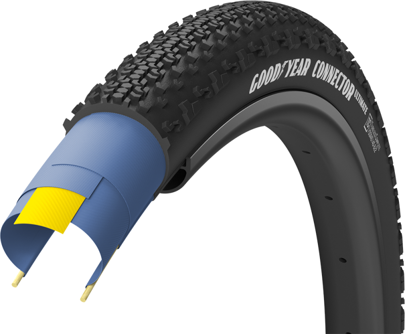 Connector Tubeless Complete 700x35c 50c   Sort fra Goodyear