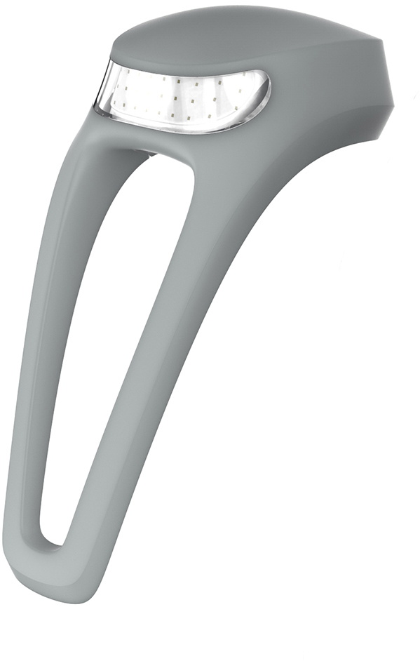 Frog V3 Front Baglygte   Grå fra Knog
