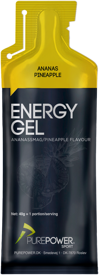 Energy Gel Ananas   40g fra Purepower