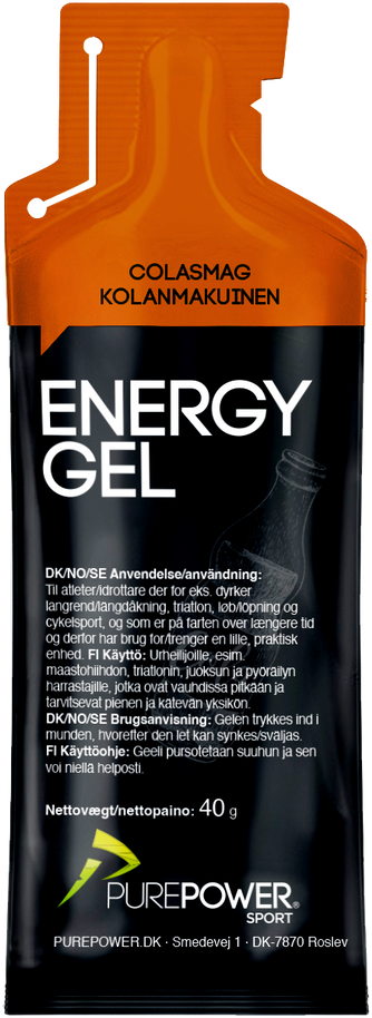 Energi Gel Cola 40g - Forfriskende Energi til Din Træning