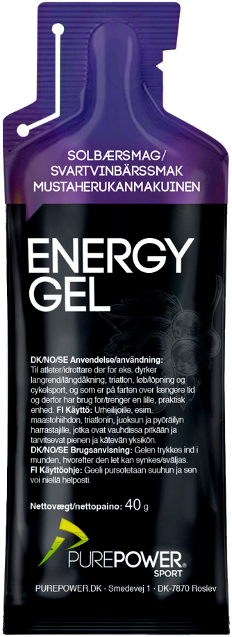 Energy Gel Solbær   40g fra Purepower