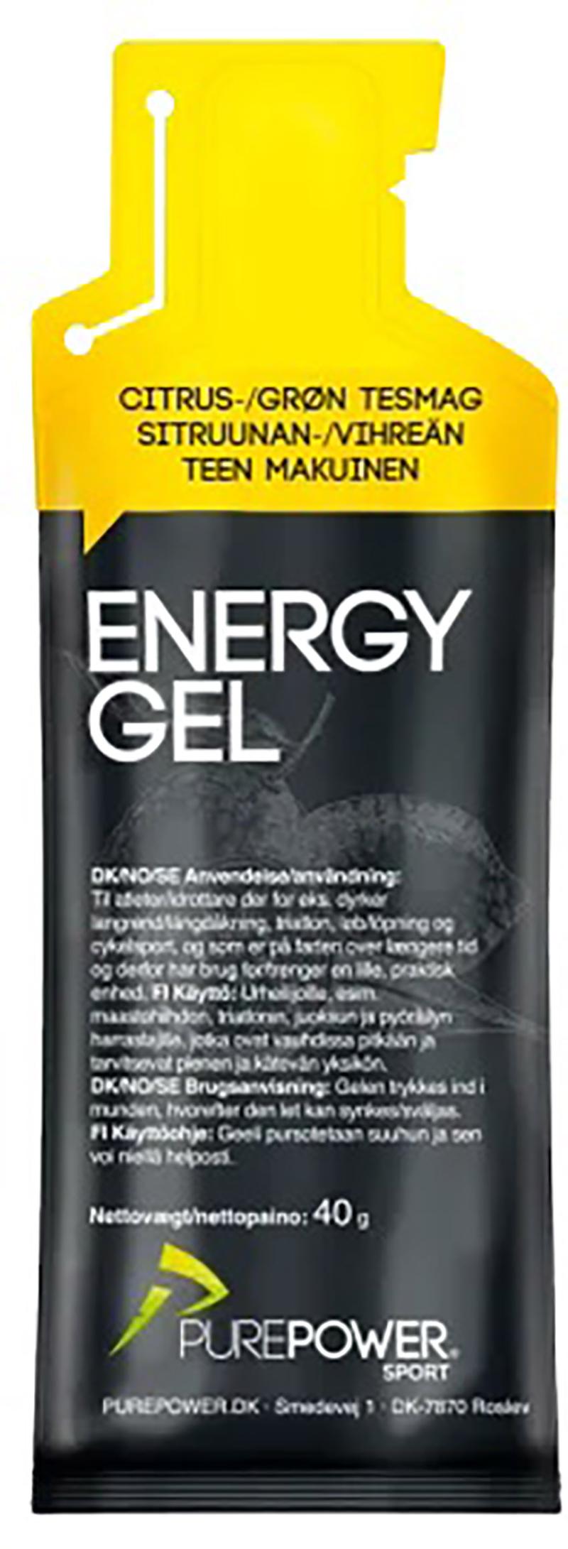 Energy Gel Lemon Tea   40g fra Purepower