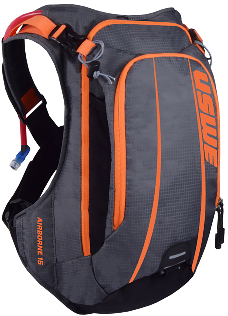 Backpack Airborne 15 Drikkerygsæk   3000ml   Grå Orange fra Uswe