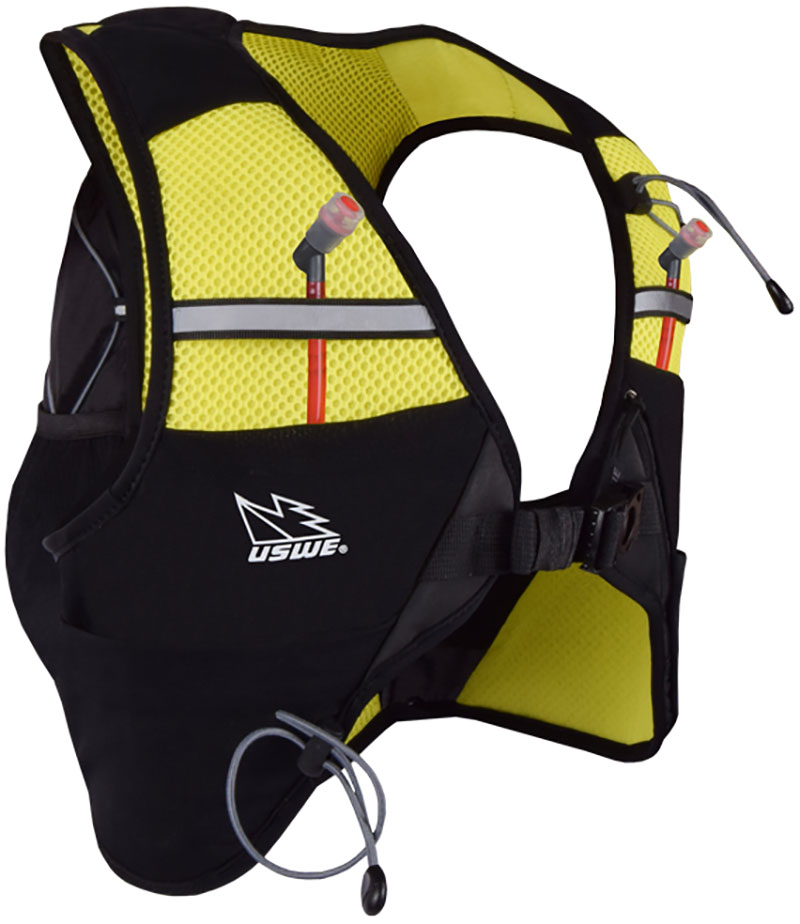Running Vest Pace 12 Drikkerygsæk   1000ml   Gul fra Uswe