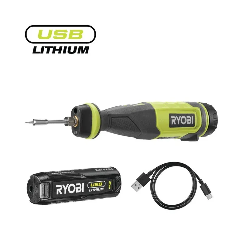 4v Loddekolbesæt   Rsi4 120g fra Ryobi