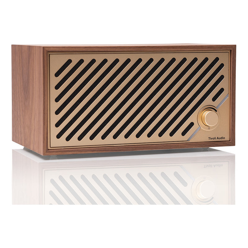 Audio Model Two Digital, Walnut Gold Bluetooth Højtaler fra Tivoli