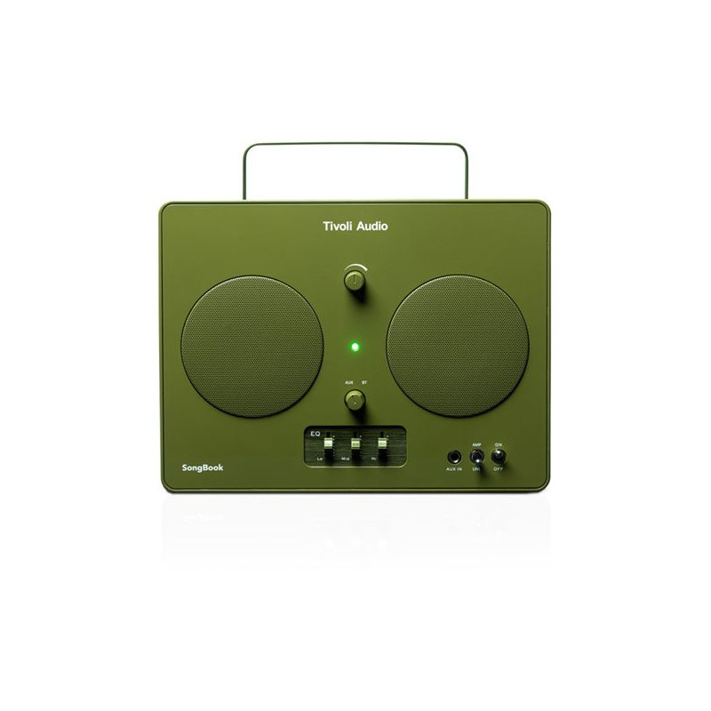 Audio Songbook, Green Analog Eg Aux In Forforstærker   Bluetooth Højtaler fra Tivoli