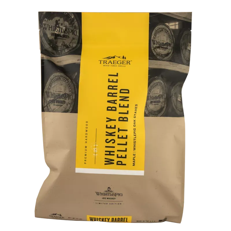 X Whistlepig Whiskey Barrel Træpiller 8,1 Kg fra Traeger