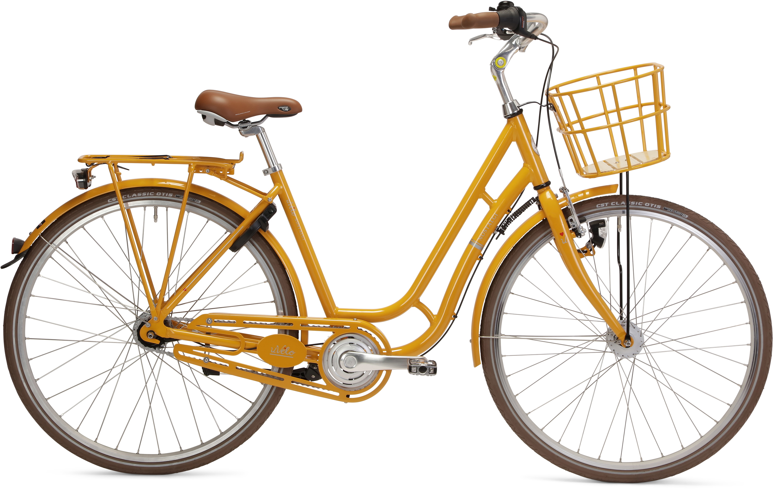 Uvélo Nostalgi 7g Damecykel - Gul, klassisk design