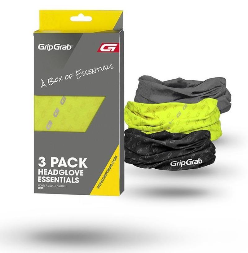 3 Pack Headglove Essentials Bundle fra Gripgrab