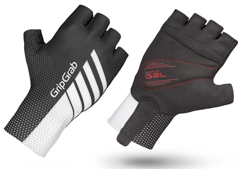 Aero Tt Raceday Cykelhandske   Black White fra Gripgrab